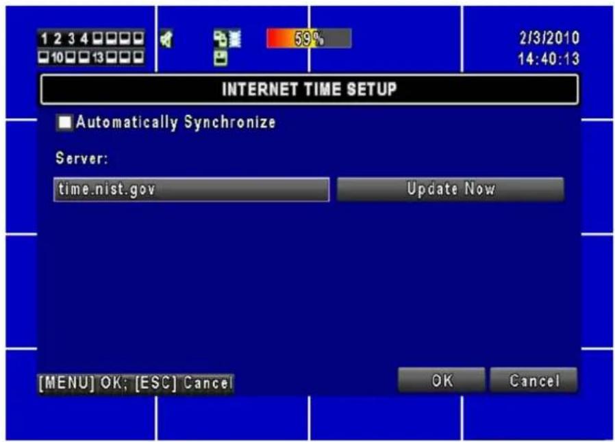 Lupus Electronics LE808 Plus - Paramètres du temps pour l'internet - 1