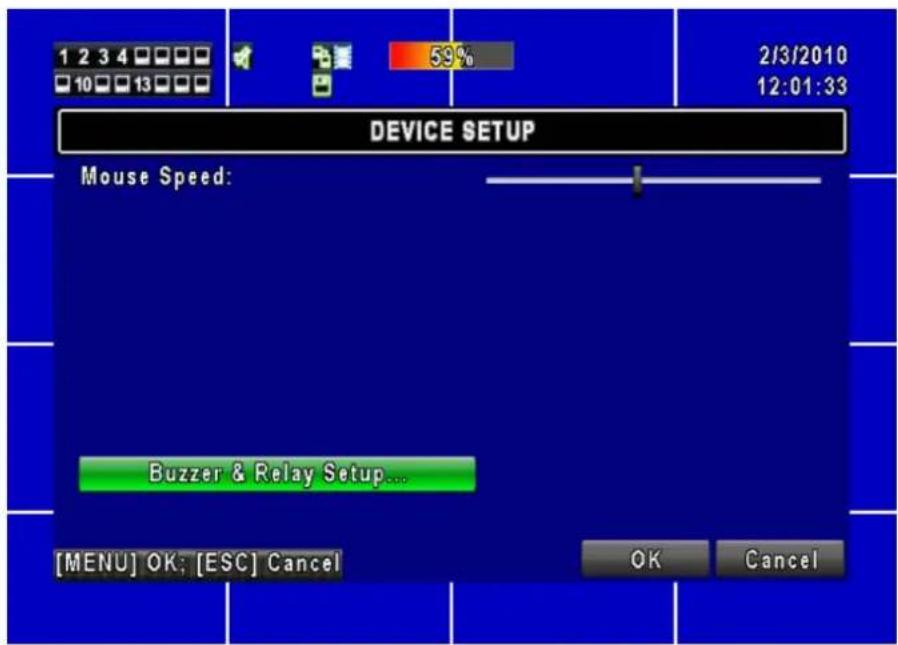 Lupus Electronics LE808 Plus - Paramètres du buzzer et du relais - 1