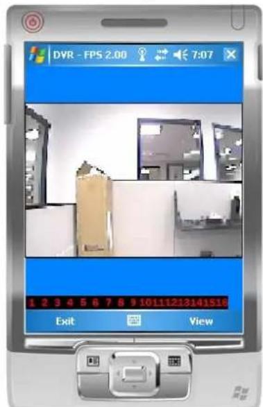 DVR - FPS 2.00 7:07 1 2 3 4 5 6 7 8 9 10 11 12 13 14 15 16 Exit View