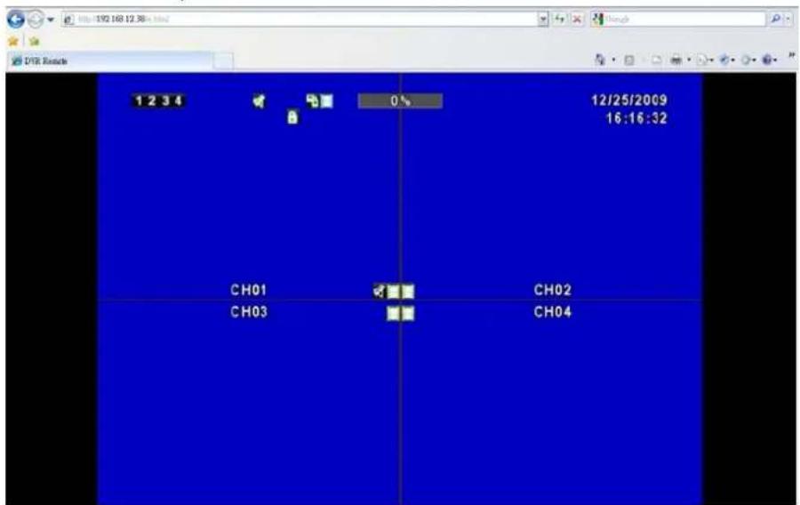 1 2 3 4 0 % 12/25/2009 16:16:32 CH01 CH02 CH03 CH04