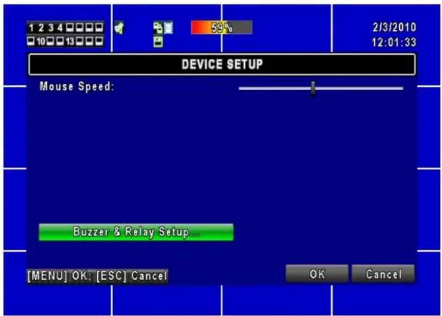 Lupus Electronics LE816 Plus - Paramètres du buzzer et du relais - 1