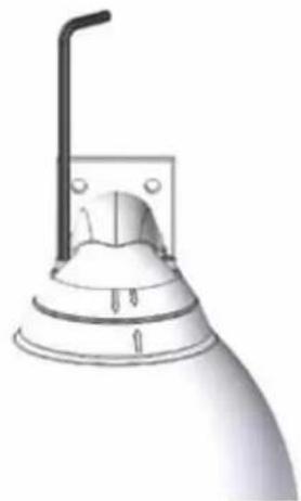 Moog Videolarm FDW7CN3 - To lock turn clockwise - 1