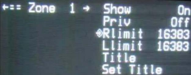 Moog Videolarm PFD7C12N3 - Will show title of the zone on monitor when activated. - 1