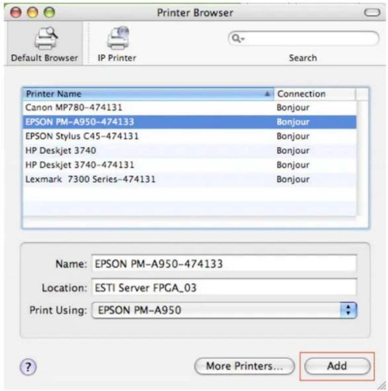 KONIG CMPUSBNETBOX4 - Tulostimen asetukset Mac OS X™:ssa - 5