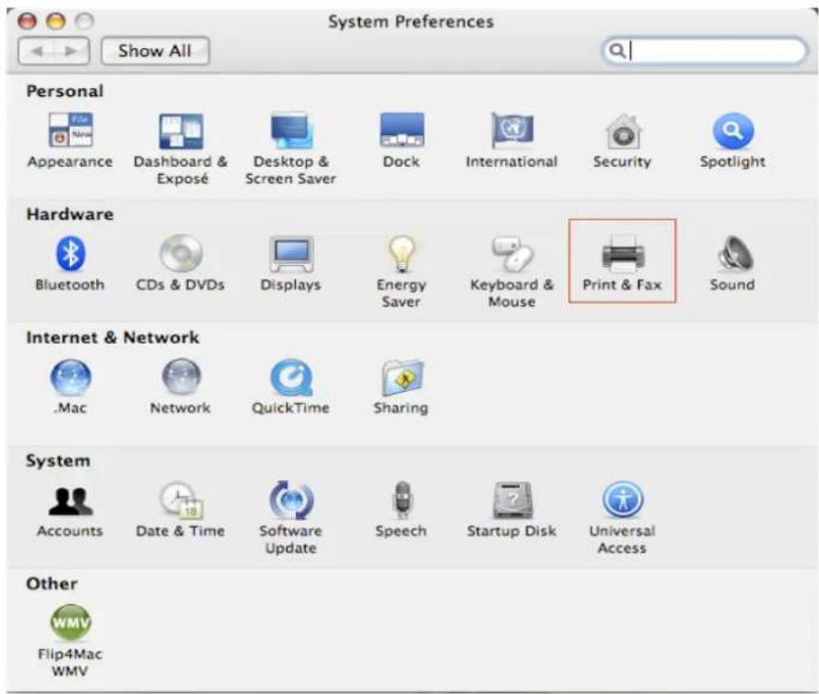 KONIG CMPUSBNETBOX4 - Skrivarinställningar för Mac OS X ^TM - 2