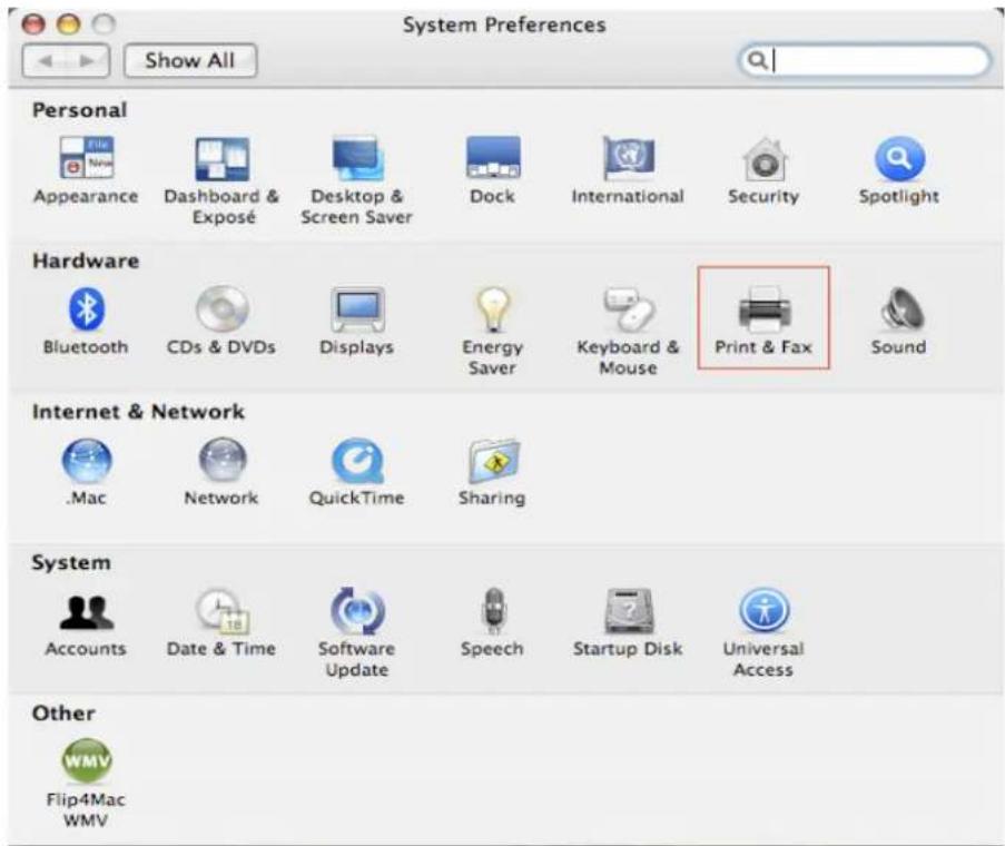 KONIG CMPUSBNETBOX4 - Het instellen van de printer voor de MAC OS X™ - 2