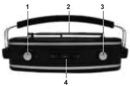 KONIG HAVTR700BU - Top view - 1