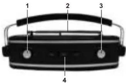 KONIG HAVTR700BU - Nakymä paälta - 1