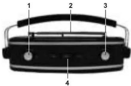 KONIG HAVTR700BU - Pohled shora - 1