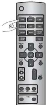 MITSUBISHI MDT551S - Select using the INPUT buttons on the wireless remote control. - 1