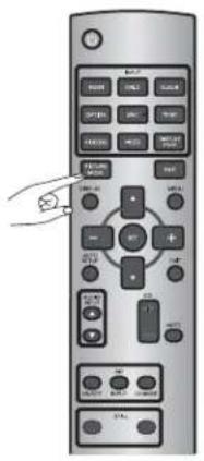 MITSUBISHI MDT551S - U-6 Selecting the picture mode - 1