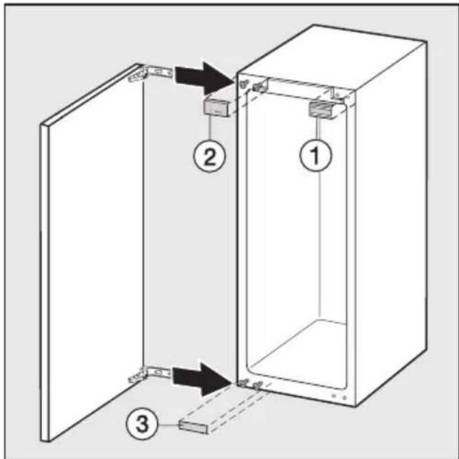 MIELE FN 9752 i - Changement de la butée de porte - 1