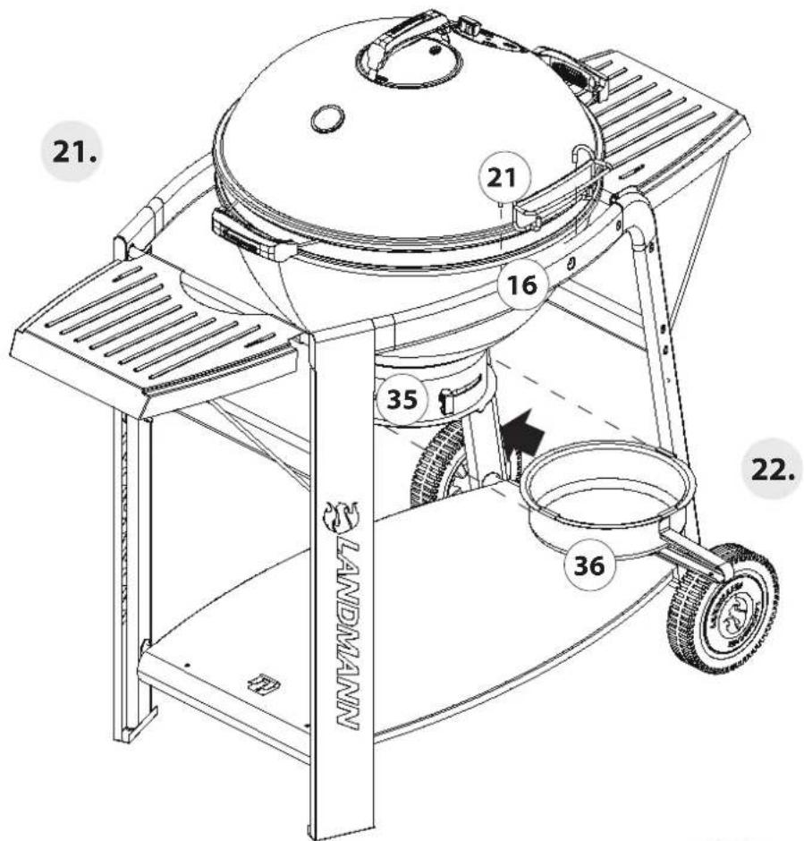 LANDMANN 31346 - Ympäristön huomioon ottaminen ja grillin havittäminen - 29
