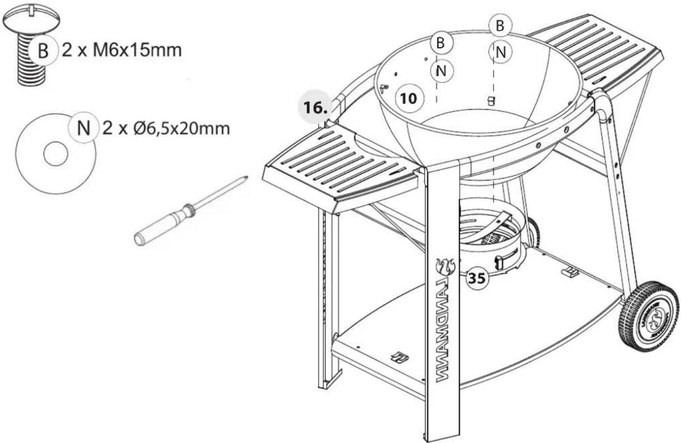 LANDMANN 31346 - Ympäristön huomioon ottaminen ja grillin havittäminen - 19