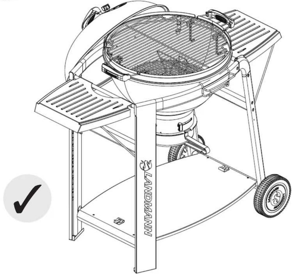 LANDMANN 31346 - Ympäristön huomioon ottaminen ja grillin havittäminen - 30