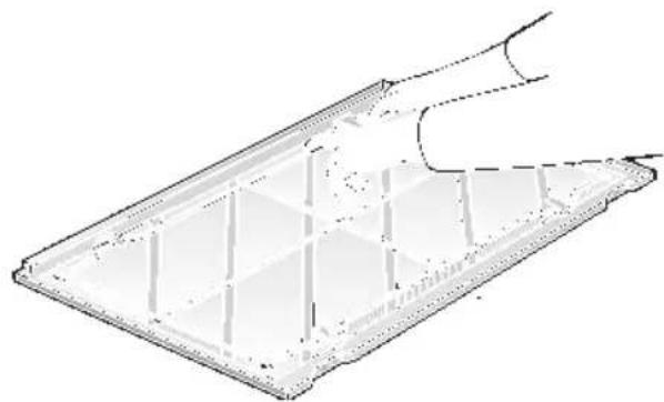 NEFF D2624X0 - Removal the grease filter: - 2