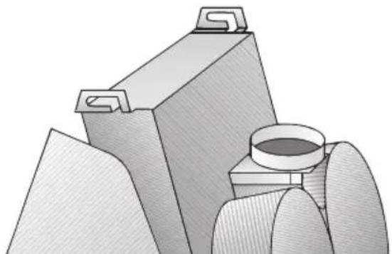 NEFF D2664X0 - Collegamento del tubo di scarico ∅ 120 mm: - 1