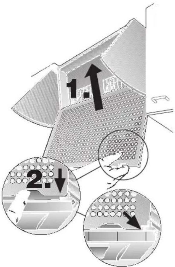 NEFF D2664X0 - Fitting grease filters: - 2