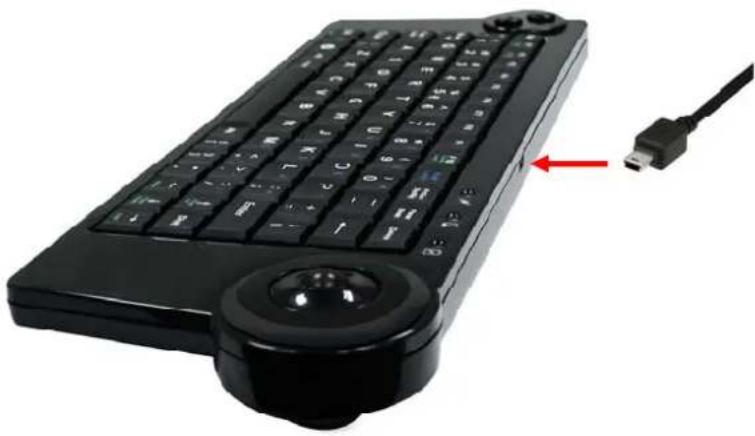 KeySonic KSK3200 RF - Installation of the keyboard - 1