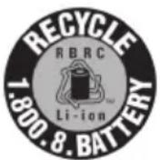 PANASONIC EY7450LR2S - Recyclage de la batterie autonome ATTENTION: - 1
