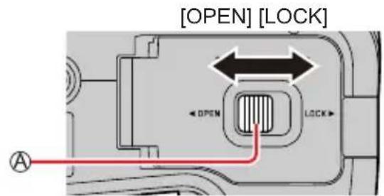 LEICA VLux 30 - Insertion de la batterie - 1