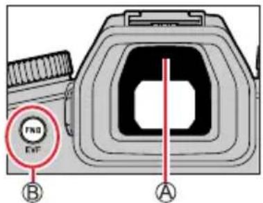 LEICA VLux 30 - Appuyez sur la touche [EVF]. - 1