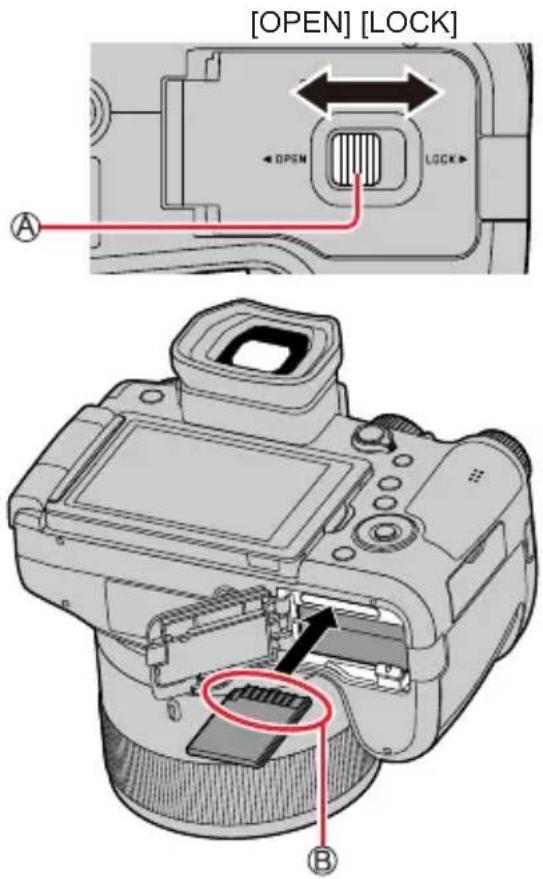LEICA VLux 30 - Insertion et retrait de la carte - 1