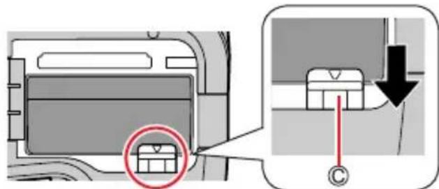 LEICA VLux 30 - Pour retirer la batterie - 1
