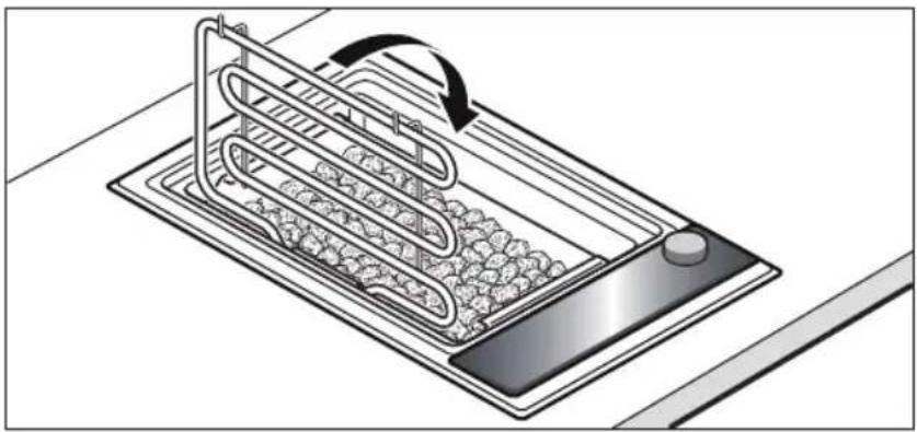NEFF Domino NK 6430 N - Grillen über Lavasteinen - 3
