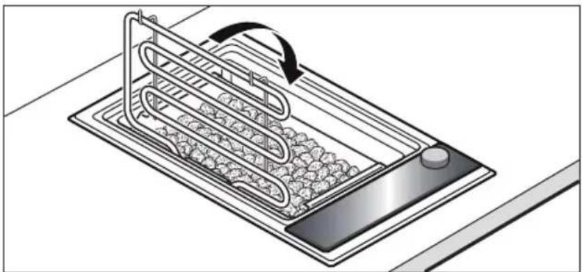 NEFF Domino NK 6430 N - Grigliare con le pietre laviche - 3