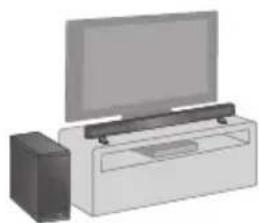 PANASONIC SCHTB20 - Quando si collocano i diffusori su un tavolo - 1