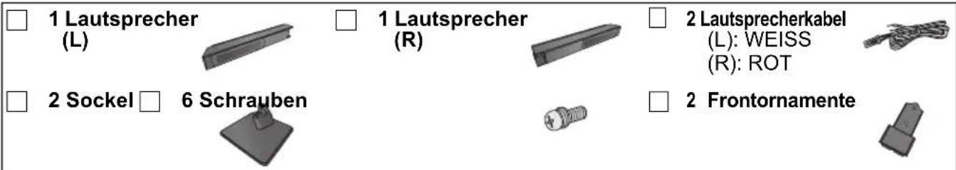 PANASONIC SCHTB20 - Stellen Sie die Lautsprecher mit Hilfe der Lautsprecherfüße auf - 1