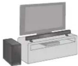 PANASONIC SCHTB20 - Pour placer les enceintes sur un meuble - 1
