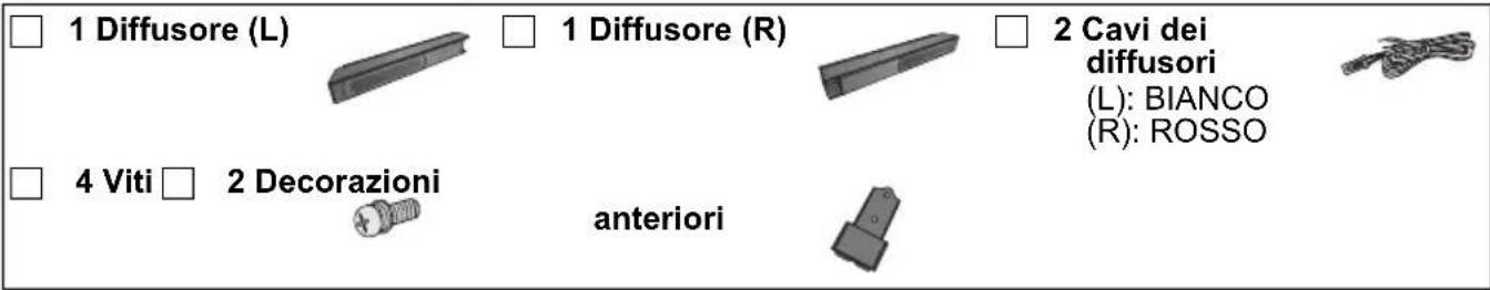 PANASONIC SCHTB20 - Collocazione dei diffusori in verticale - 1