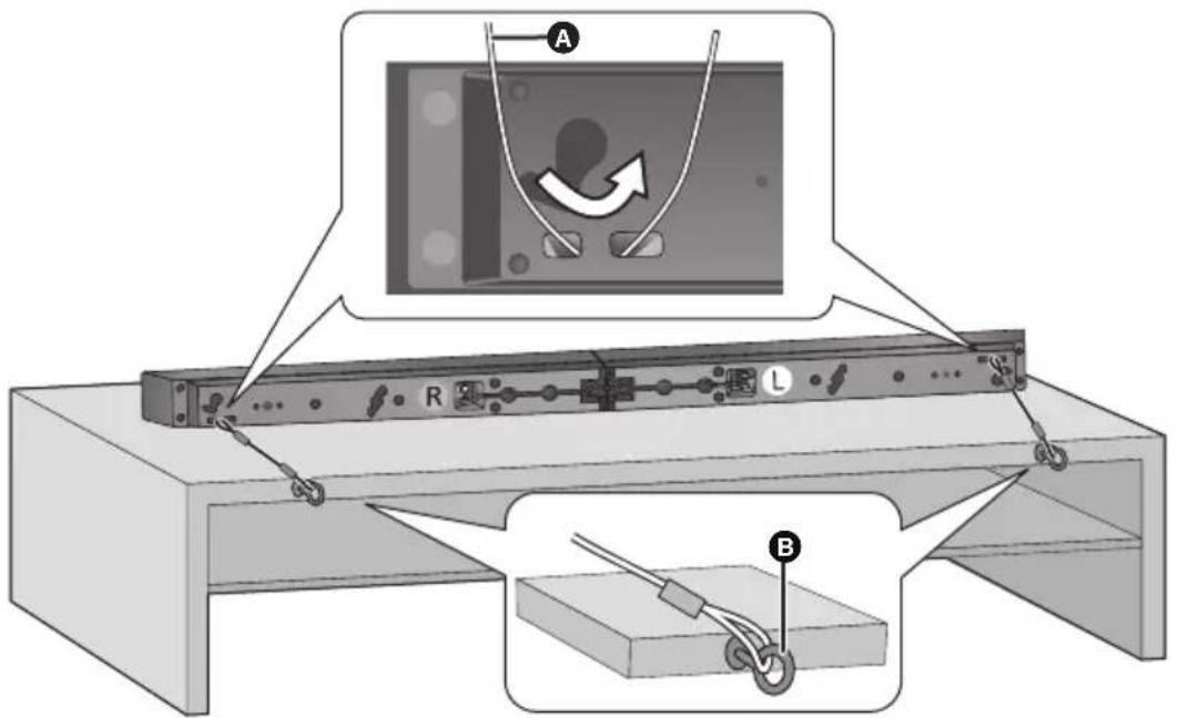 PANASONIC SCHTB20 - Pour placer les enceintes sur un mur - 2