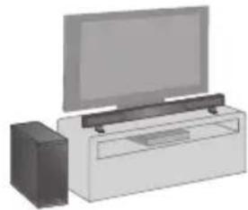 PANASONIC SCHTB20 - Pour placer les enceintes sur un meuble - 2