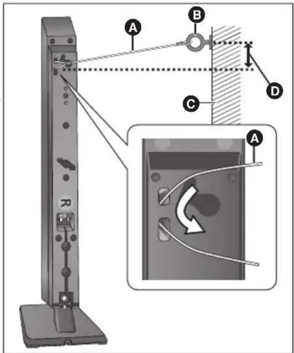 PANASONIC SCHTB20 - Quando si collocano i diffusori a parete - 3