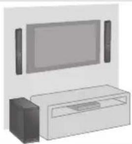 PANASONIC SCHTB20 - Pour placer les enceintes sur un mur - 3
