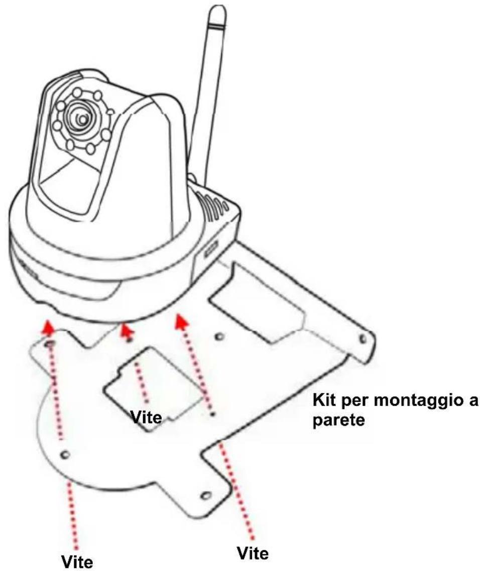 MARMITEK IP RoboCam 541 - Installazione del kit per montaggio a parete - 1