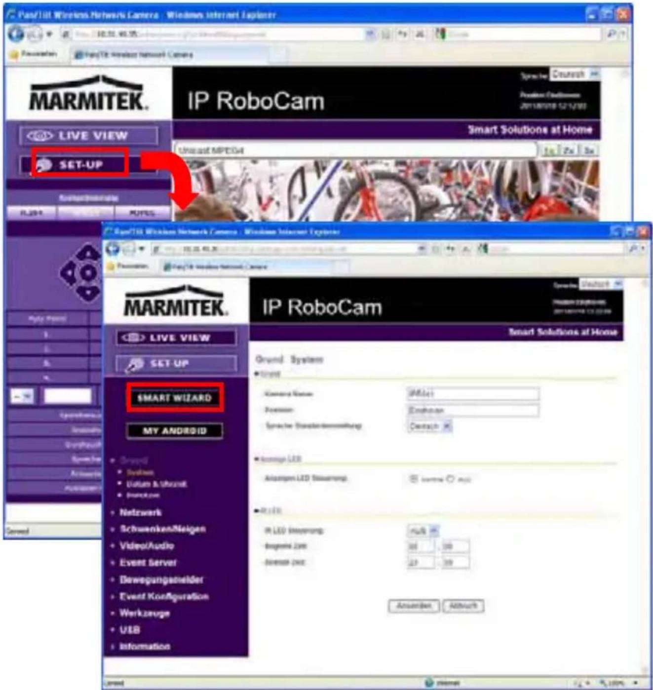 MARMITEK IP RoboCam 541 - So greifen Sie auf die Kamera zu - 4
