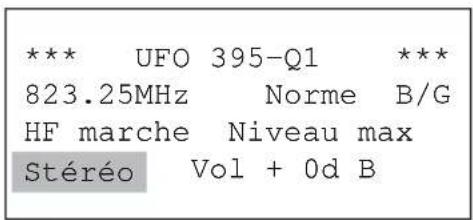 KATHREIN UFO 395 - Choix du mode son - 1