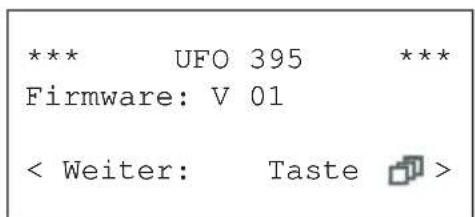 KATHREIN UFO 395 - Auslesen der Software-Version - 2