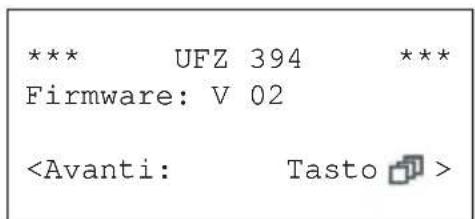 KATHREIN UFO 395 - Lettura della versione software - 3