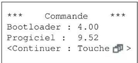 KATHREIN UFO 395 - Lecture de la version du logiciel - 1