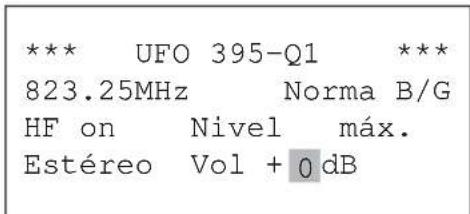 KATHREIN UFO 395 - Ajuste del volumen - 1