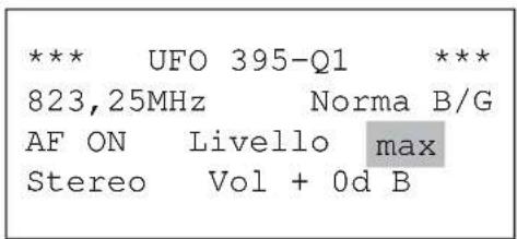 KATHREIN UFO 395 - Regolazione livello d'uscita comune - 1