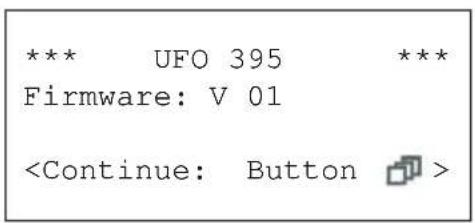 KATHREIN UFO 395 - Reading the software version - 2