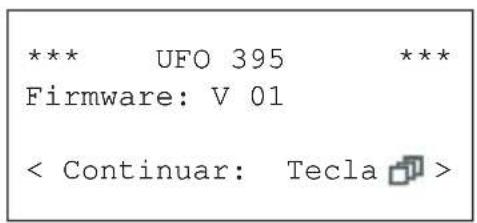 KATHREIN UFO 395 - Lectura de la version del software - 2