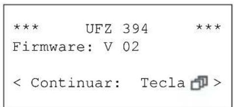 KATHREIN UFO 395 - Lectura de la version del software - 3