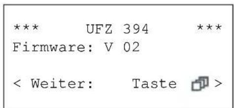 KATHREIN UFO 395 - Auslesen der Software-Version - 3